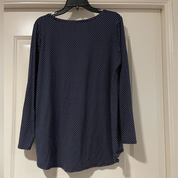 Lularoe Long Sleeve Top Polka Dot XL - Picture 2 of 4